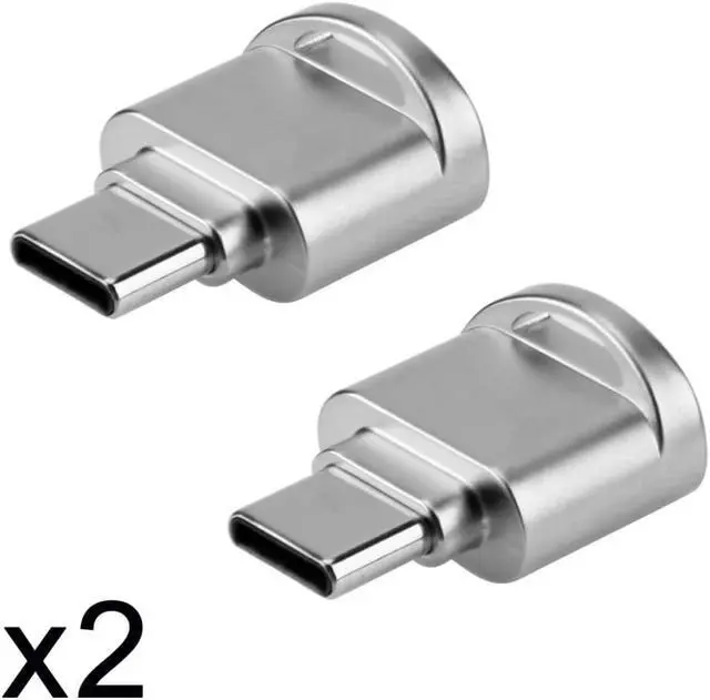 Alt view image 2 of 3 - USB-C USB 2.0 Type C to Micro SD SDXC TF Card Reader Adapter for Laptop & Cell Phone 2pcs