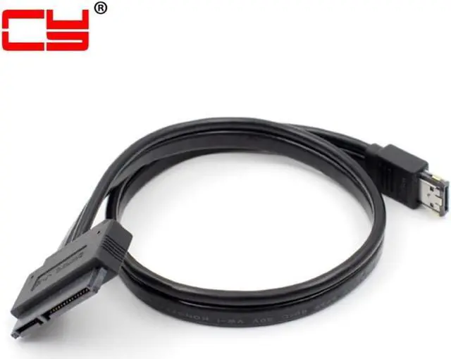 Main image of SATA 22Pin to Dual Power 12V 5V eSATAp Power ESATA USB 2.0 Combo Cable for 2.5" 3.5" Hard Disk Drive 50cm