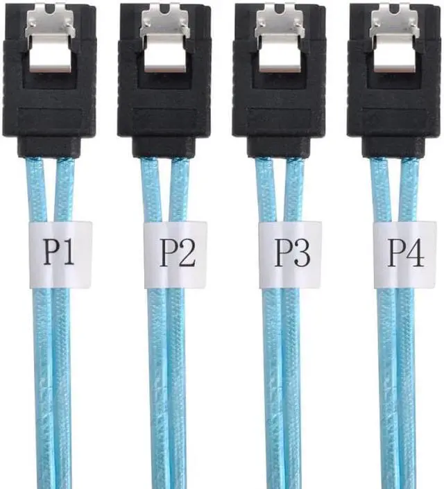 Main image of SAS Internal  4 SATA Host to 4 SATA 7pin Target Hard Disk 6Gbps Data Server Raid Cable 50cm zihan