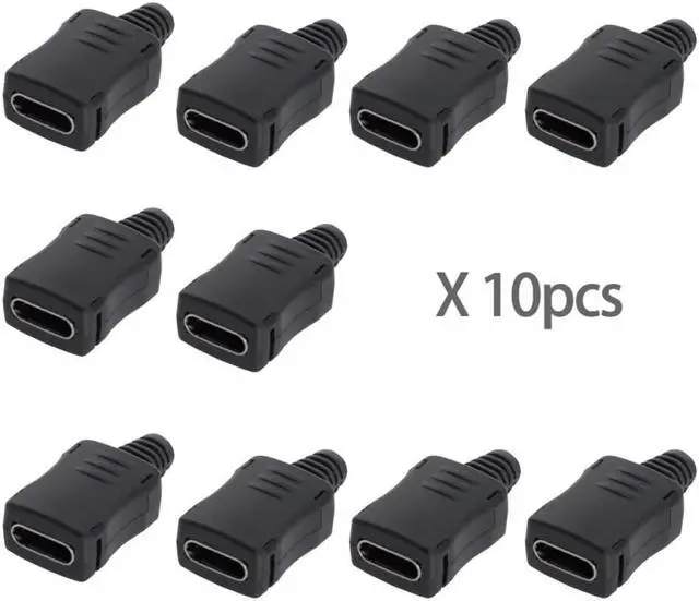 Main image of Chenyang 10set DIY 4pin USB 2.0 Type C Female Socket Connector SMT type with PC Board & Housing & 3.0mm SR