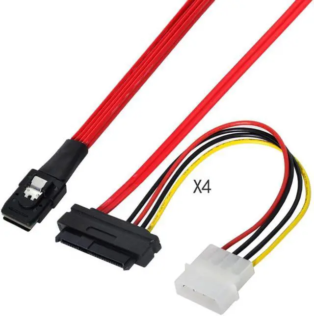 Main image of Mini-SAS SFF-8087 to 4 SAS Cable 3.28 Ft
MINI SAS 36P TO 4 SAS,support 10gbps