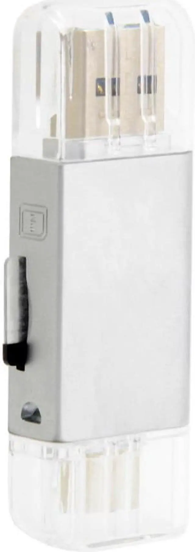 Alt view image 2 of 3 - USB-C Type C / USB 2.0 to NM Nano Memory Card & TF Micro SD Card Reader for Huawei Cell Phone & Laptop