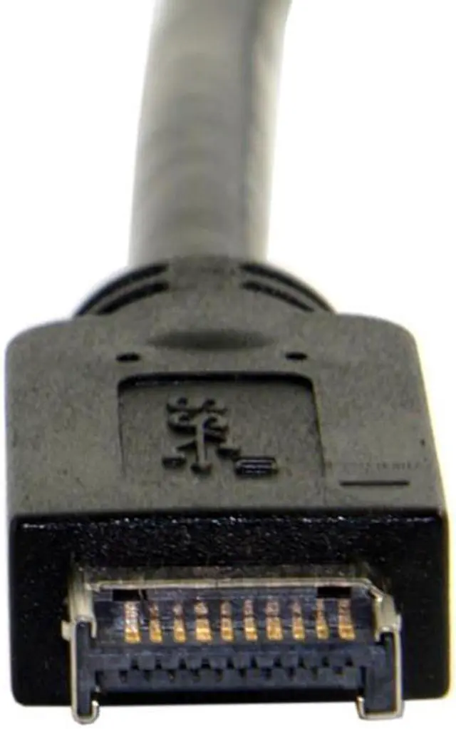 Alt view image 2 of 3 - USB C Header Cable USB 3.1 Front Panel Header to USB-C Type-C Female Extension Cable 40cm with Panel Mount Screw USB C to USB3.1