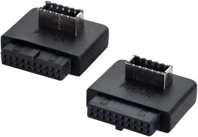 Main image of 2pcs USB 3.1 Front Panel Socket Key-A Type-E to USB 3.0 20Pin Header Male Extension Adapter for Motherboard