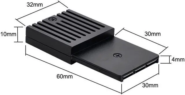 Alt view image 2 of 3 - CF-Express Type-B to M.2 NVMe 2230 M-Key Adapter CFE for XBOX Series X&S CH SN530 SSD PCIe4.0 Expansion Memory Card