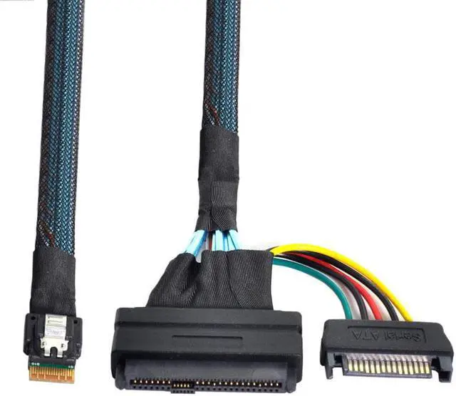 Main image of Chenyang U.2 U2 SFF-8639 to Slimline SFF-8654 4i NVME PCIe SSD Cable for Mainboard SSD 750 p3600 p3700 M.2