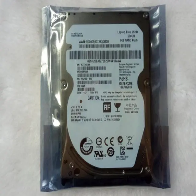 Alt view image 6 of 6 - SSHD For Seagate 500GB 2.5" SATA 6 Gb/s 64MB+8G 5400RPM For Internal SSHD For Notebook SSHD For ST500LM000