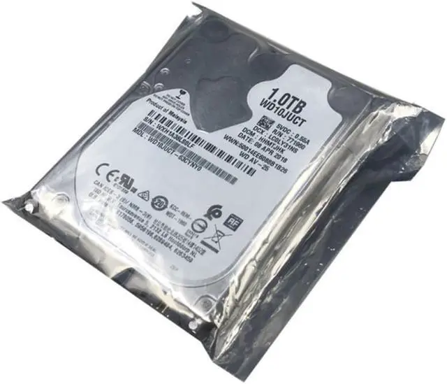 Alt view image 2 of 6 - HDD For WD Black 1TB 2.5" SATA 6 Gb/s 16MB 5400RPM For Internal Hard Disk For Notebook Monitoring HDD For WD10JUCT