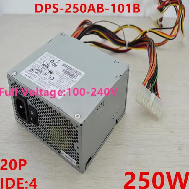 Main image of PSU For Hanker DVR NVR 20Pin IDE*4 250W Switching Power Supply DPS-250AB-101 B PSF250MP-60