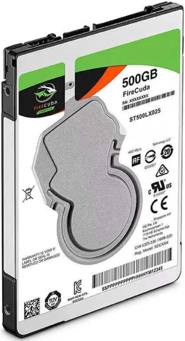 Alt view image 2 of 6 - SSHD For Seagate 500GB 2.5" SATA 128MB 5400RPM For Internal SSHD For Notebook SSHD For ST500LX025