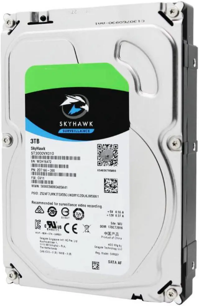 Alt view image 5 of 6 - HDD For Seagate 3TB 3.5" SATA 64MB 5900RPM For Internal HDD For Surveillance HDD For ST3000VX010 ST3000VX009