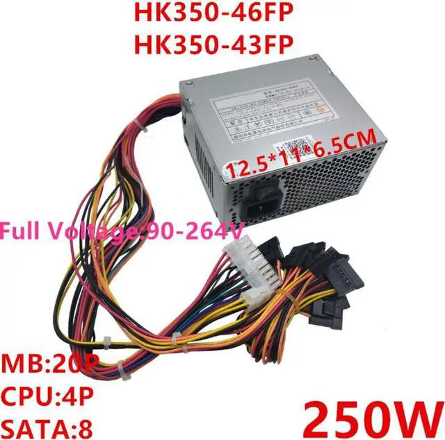 Alt view image 4 of 6 - PSU For Huntkey SFX DVR NVR SATA*8 250W Switching Power Supply HK350-46FP HK350-43FP
