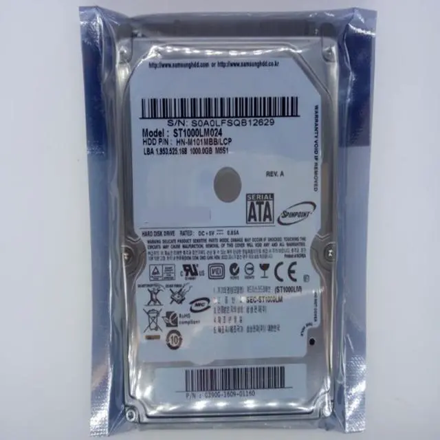 Alt view image 3 of 6 - HDD For Samsung 1TB 2.5" SATA 6 Gb/s 16MB 5400RPM For Internal Hard Disk For Notebook Computer HDD For ST1000LM024