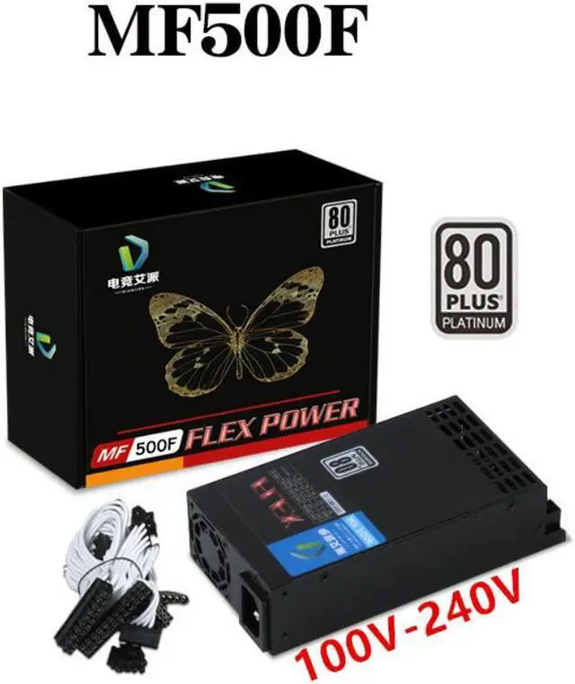 Alt view image 5 of 6 - PSU For 80plus Platinum FLEX Small 1U M41 35 K39 K49 T34 500W Switching Power Supply MF 500F