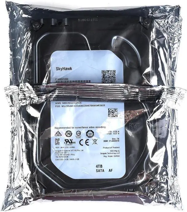Alt view image 3 of 6 - HDD For Seagate 4TB 3.5" SATA 6 Gb/s 64MB 5900RPM For Internal HDD For Surveillance HDD For ST4000VX000 ST4000VM000