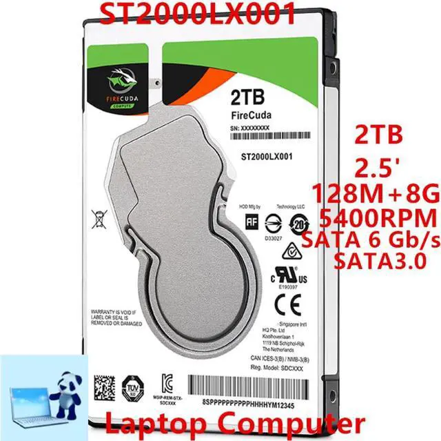 Main image of SSHD For Seagate 2TB 2.5" SATA 6 Gb/s 128MB+8G 5400RPM For Internal Hard Disk For Notebook HDD For ST2000LX001