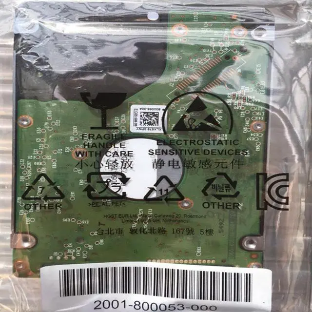 Alt view image 2 of 4 - HDD For Toshiba 1TB 2.5" SATA 6 Gb/s 8MB 5400RPM For Internal HDD For Notebook Computer HDD For MQ01ABD100V