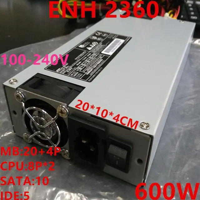 Alt view image 4 of 6 - PSU For Enhance 1U 600W Switching Power Supply ENH-2360