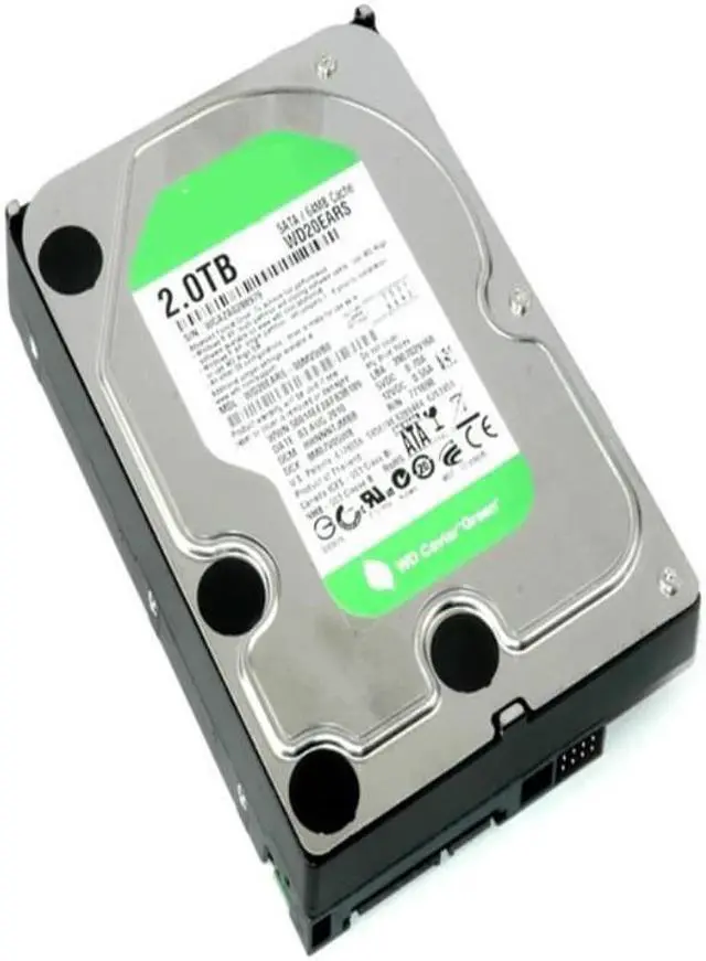 Alt view image 2 of 6 - HDD For WD Green 2TB 3.5" SATA 6 Gb/s 64MB 7200RPM For Internal HDD For Surveillance HDD For WD20EARX WD20EARS