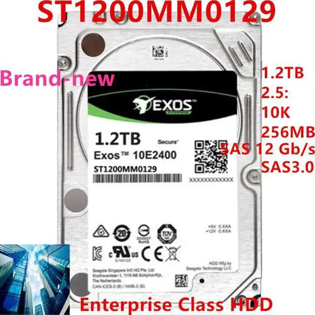 Main image of HDD For Seagate Exos 1.2TB 2.5" SAS 12 Gb/s 256MB 10K For Internal Hard Disk For Enterprise HDD For ST1200MM0129