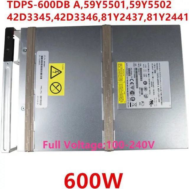 Main image of Almost PSU For IBM DS4700 5020 3950 EXP5000 600W Power Supply TDPS-600DB A 59Y5501 59Y5502 42D3345 42D3346 81Y2437 81Y2441