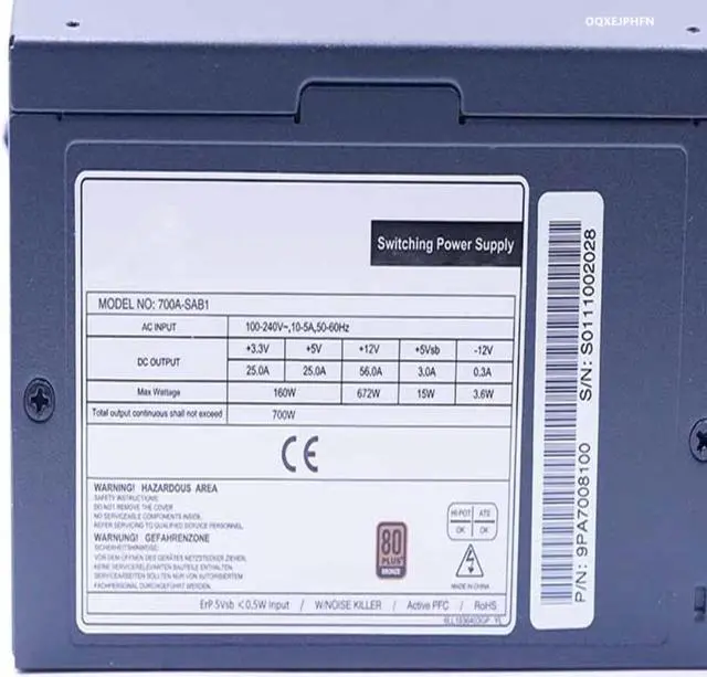 Alt view image 6 of 6 - PSU For Lenovo 7000 9000 700W Power Supply 700A-SAB1 PS-8501-2 FSP400-60AGBAK FSP350-60AGBAK