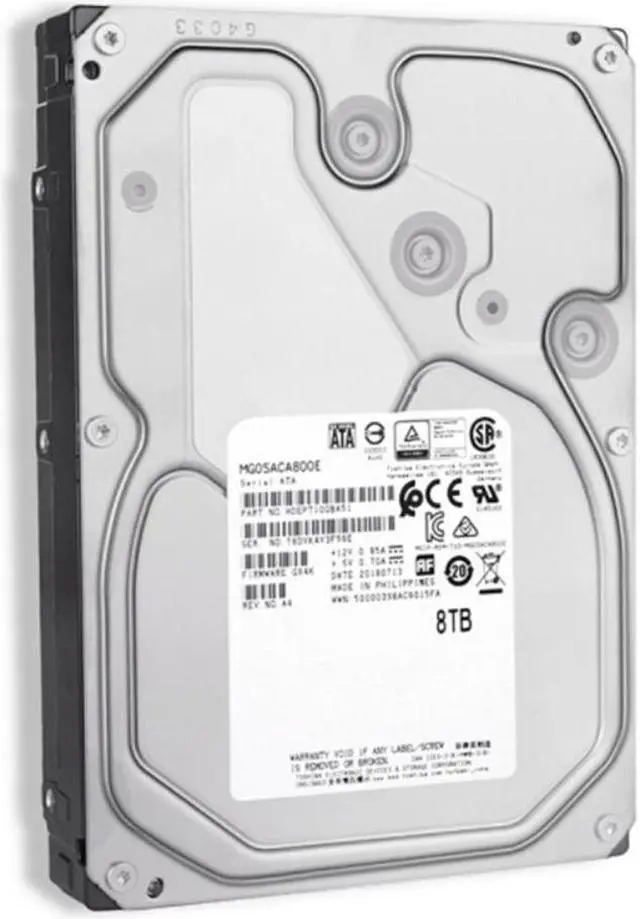 Alt view image 2 of 6 - HDD For Toshiba 6TB 3.5" 7.2K PMR SATA 6 Gb/s 128MB 7.2K For Internal HDD For Enterprise Class HDD For MG04ACA600E