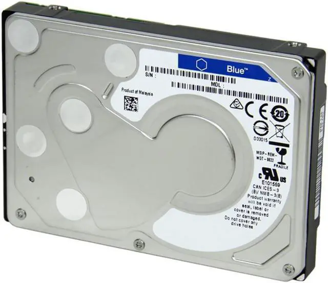 Alt view image 3 of 6 - HDD For WD Brand Blue 4TB 2.5" SATA 128MB 5400RPM For Internal Hard Disk For Small PC Hard Drive For WD40NPZZ