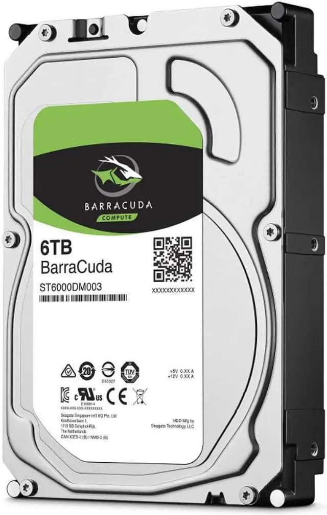 Alt view image 2 of 3 - HDD For Seagate BarraCuda 6TB 3.5" SATA 6 Gb/s 256MB 5400RPM For Internal HDD For surveillance HDD For ST6000DM003