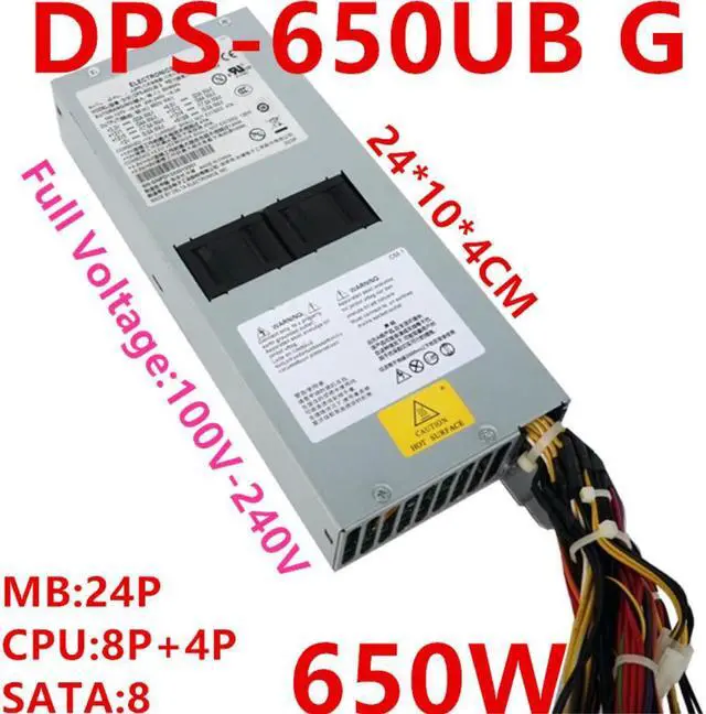 Main image of PSU For Delta 1U 650W Switching Power Supply DPS-650UB G DPS-650UB C