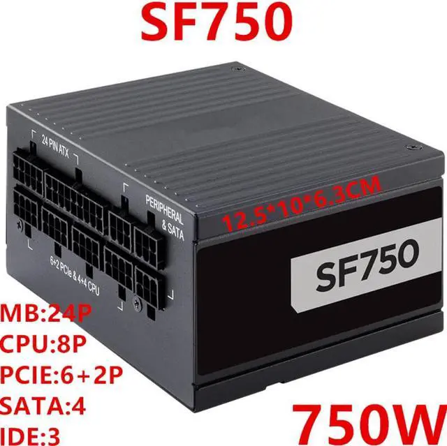 Main image of PSU For Corsair Brand SFX Full Module 80plus Platinum Silent Power Supply 750W Switching Power Supply SF750