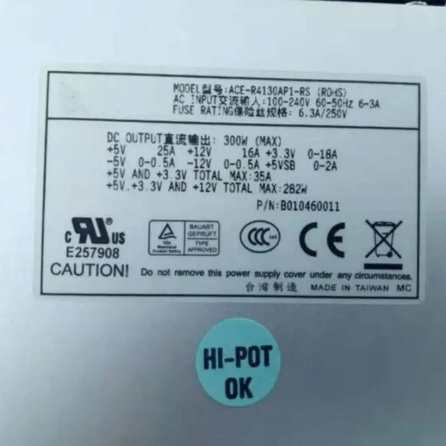 Alt view image 3 of 6 - PSU For iEi 300W Switching Power Supply ACE-R4130AP1-RS