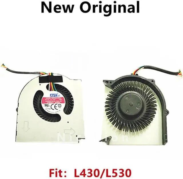 Alt view image 4 of 6 - For Laptop Lenovo Thinkpad L430 L530 Cooling Fan 04W6891 04W6892 04W3747 04W3748