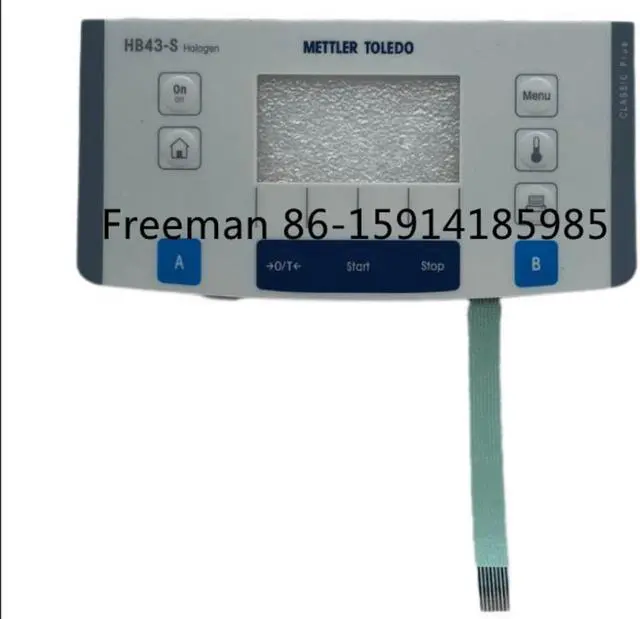 Main image of Replacement Touch Membrane Keypad for METTLER TOLEDO HB43-S