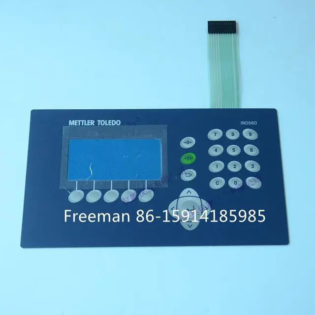 Main image of Replacement Touch Membrane Keypad for METTLER TOLEDO XK3139 IND560
