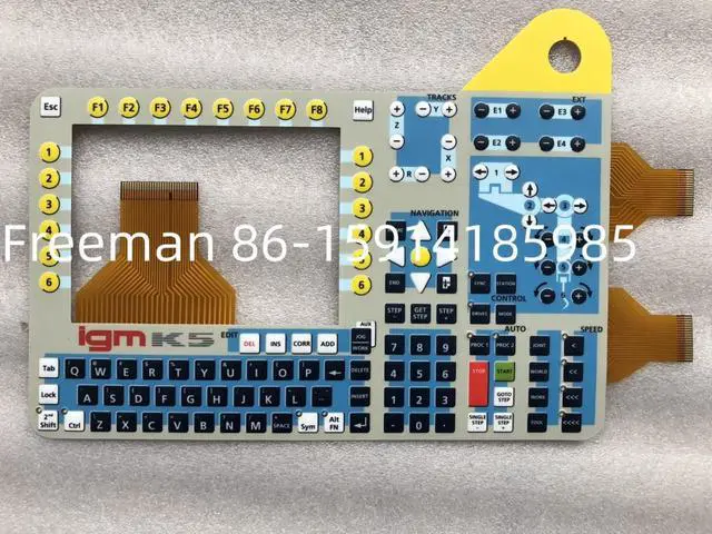 Main image of Replacement Touch Membrane Keypad For ABB Teach Pendent IGM K5 IGMK5