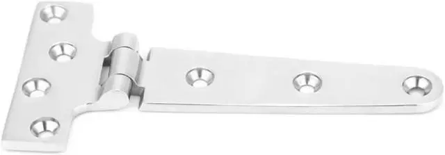 Alt view image 3 of 3 - Tugas Berat T Engsel 304 Baja Tahan Karat 100*54*4.8Mm Penebalan Perangkat Keras Instalasi Fitting untuk Kabinet Kaca Pintu Perahu Cor