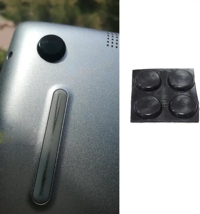 Alt view image 4 of 4 - 4Pcs Laptop Cooling Stand Heat Reduction Pad For PC Laptop Soft Silicone Feet