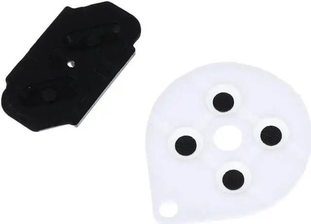 Alt view image 2 of 4 - 2 Sets Conductive Rubber Silicon Pads Controller Repair Part for SNES  Button Replacement Spare Accessory
