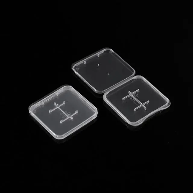 Alt view image 2 of 4 - Feamos 10pcs TF MiC SDHC Micro SD Memory Card hard Plastic Box Case White YYDS