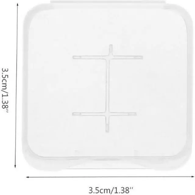Alt view image 4 of 4 - Feamos 10pcs TF MiC SDHC Micro SD Memory Card hard Plastic Box Case White YYDS