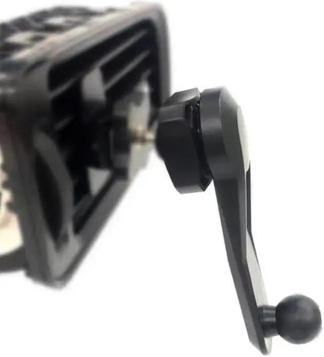 Alt view image 2 of 4 - 17mm Ball  Bracket Extension Rod to 17mm Round Dead Angle Tablet Phone Holder Car Air Outlet GPS DV Dash Mount