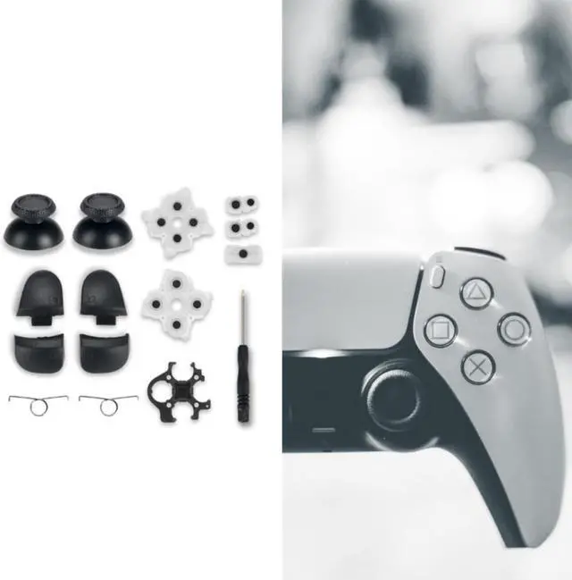 Alt view image 2 of 4 - for ps5 Controller L1-R1 L2-Trigger Button Analog  Conductive Rubber Repair