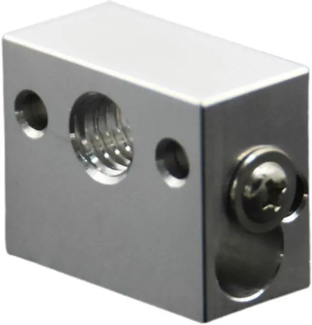 Alt view image 2 of 4 - 3D Printer Heatblock Aluminum Heater Block for Ender 3 S1  Hotend Extruder