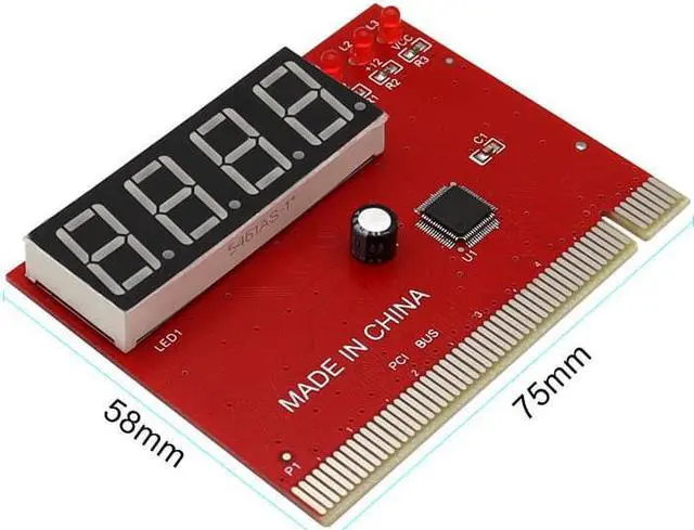 Alt view image 2 of 4 - Computer PCI POST Card Motherboard LED 4-Digit Diagnostic Test PC Analyzer Wholesales