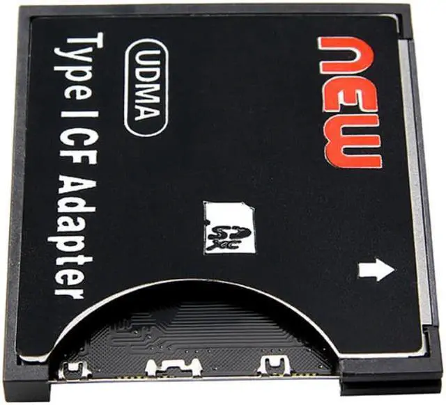 Alt view image 6 of 7 - SD to CF Card Adapter SD to Compact Flash Type I Card Converter Memory Card Reader Support WiFi SD Card