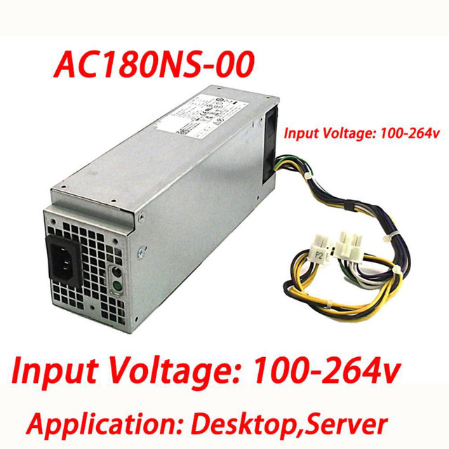thumbnail image 2 of Dell Optiplex 3040 5040 7040 SFF 180W Power Supply – AC180ES-00 RWMNY (Tested) 2 of 6