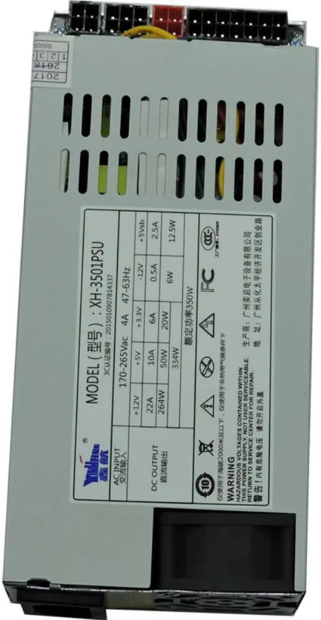 Alt view image 2 of 4 - Small 1u Flex 350w Power Supply 24pin 1U Mini Real 230W FLEX/ITX Power Supply 350W Full Module PSU FSP180-50PLA FSP220-51