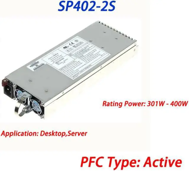 Main image of 400W Power Supply for Server 400W PSU SP402-2S Hot Swap 400 Watt Pws-0037