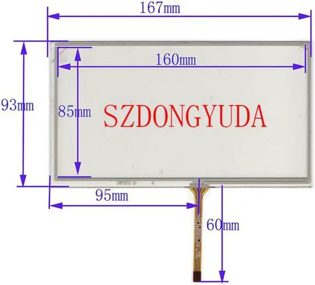 Main image of Touchpad 7 Inch For NISSAN QY-7221 QY 7221 Car DVD Player GPS Navigation Touch Screen Digitizer Glass